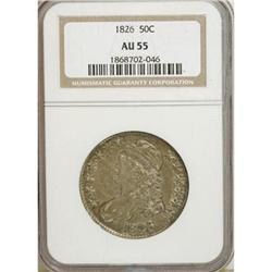 1826 50C AU55 NGC