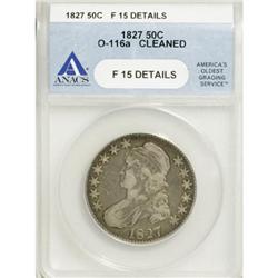 1827 50C Square Base 2 F15 ANACS
