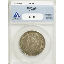 1827 50C Square Base 2 XF45 ANACS