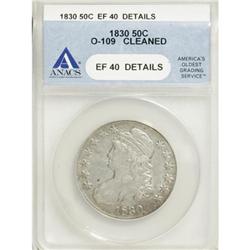 1830 50C Small 0 XF40 ANACS