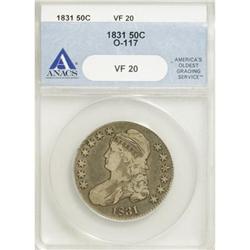 1831 50C VF20 ANACS