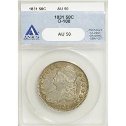 1831 50C AU50 ANACS