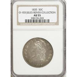 1835 50C AU55 NGC
