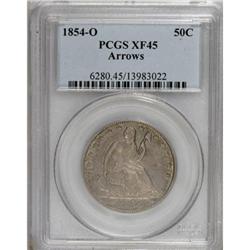 1854-O 50C Arrows XF45 PCGS