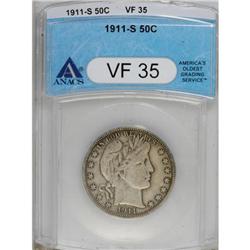 1911-S 50C VF35 ANACS