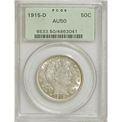 1915-D 50C AU50 PCGS