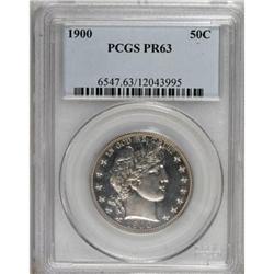 1900 50C PR63 PCGS