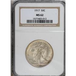 1917 50C MS62 NGC