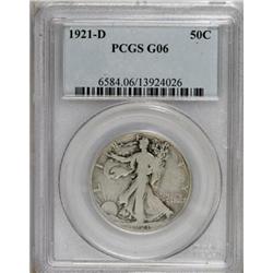 1921-D 50C G6 PCGS