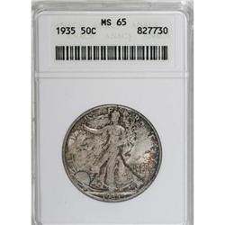 1935 50C MS65 ANACS