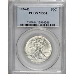 1936-D 50C MS64 PCGS