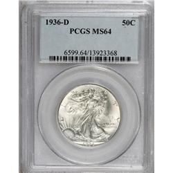 1936-D 50C MS64 PCGS