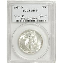 1937-D 50C MS64 PCGS
