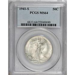 1941-S 50C MS64 PCGS