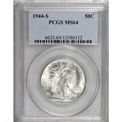 1944-S 50C MS64 PCGS