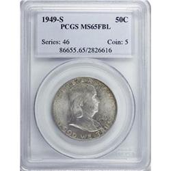 1949-S 50C Full Bell Lines MS65 PCGS