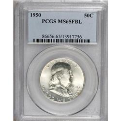 1950 50C Full Bell Lines MS65 PCGS