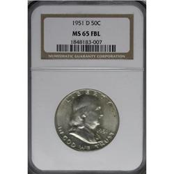 1951-D 50C Full Bell Lines MS65 NGC