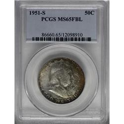 1951-S 50C Full Bell Lines MS65 PCGS