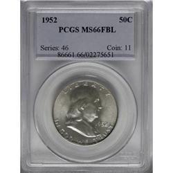 1952 50C Full Bell Lines MS66 PCGS