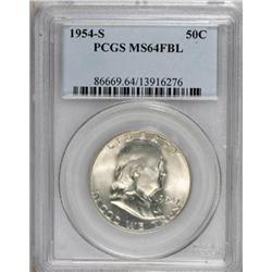 1954-S 50C Full Bell Lines MS64 PCGS
