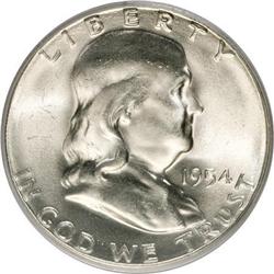 1954-S 50C Full Bell Lines MS65 PCGS