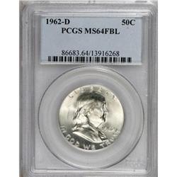 1962-D 50C Full Bell Lines MS64 PCGS