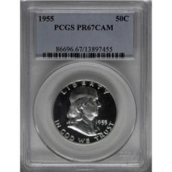 1955 50C Cameo PR67 PCGS