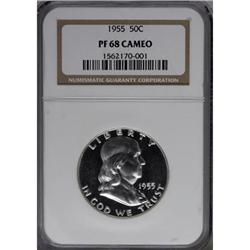 1955 50C Cameo PR68 NGC