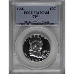 1956 50C Type One Cameo PR67 PCGS