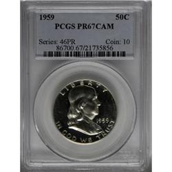 1959 50C Cameo PR67 PCGS