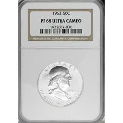 1963 50C Deep Cameo PR68 NGC