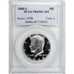 1968-S 50C Deep Cameo PR69 PCGS