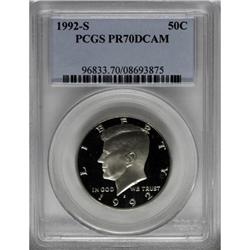1992-S 50C Clad Deep Cameo PR70 PCGS