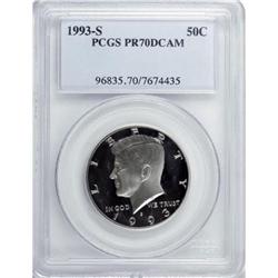1993-S 50C Clad Deep Cameo PR70 PCGS