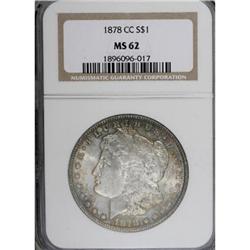 1878-CC $1 MS62 NGC