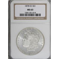 1878-CC $1 MS63 NGC