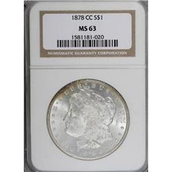 1878-CC $1 MS63 NGC