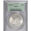 Image 1 : 1878-CC $1 MS64 PCGS