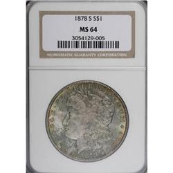 1878-S $1 MS64 NGC