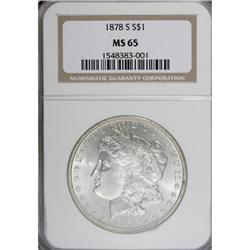 1878-S $1 MS65 NGC