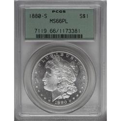 1880-S $1 Prooflike MS66 PCGS