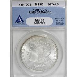 1881-CC $1 MS60 ANACS