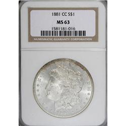 1881-CC $1 MS63 NGC
