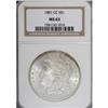 Image 1 : 1881-CC $1 MS63 NGC