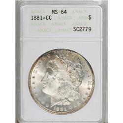 1881-CC $1 MS64 ANACS