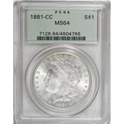 1881-CC $1 MS64 PCGS