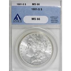 1881-S $1 MS66 ANACS