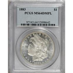 1883 $1 Deep Mirror Prooflike MS64 PCGS