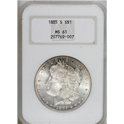 1885-S $1 MS61 NGC